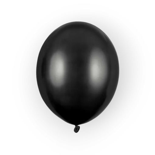 Picture of LATEX BALLOONS METALLIC BLACK 12 INCH